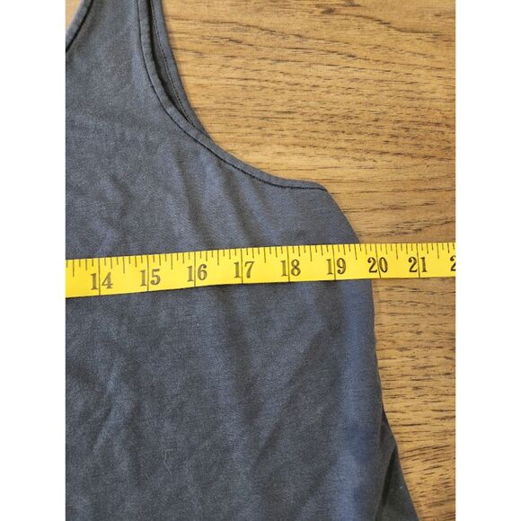 Eileen Fisher Charcoal Gray Sleeveless Tank Dress | Size L - Picture 6 of 8